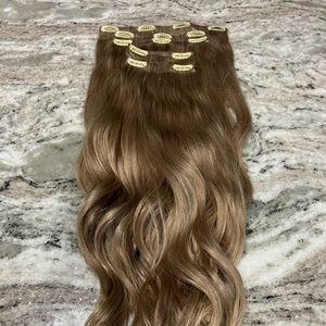 BELLAMI SILK SEAM 180G 20" ASH BRONDE MARBLE BLEND HAIR EXTENSIONS